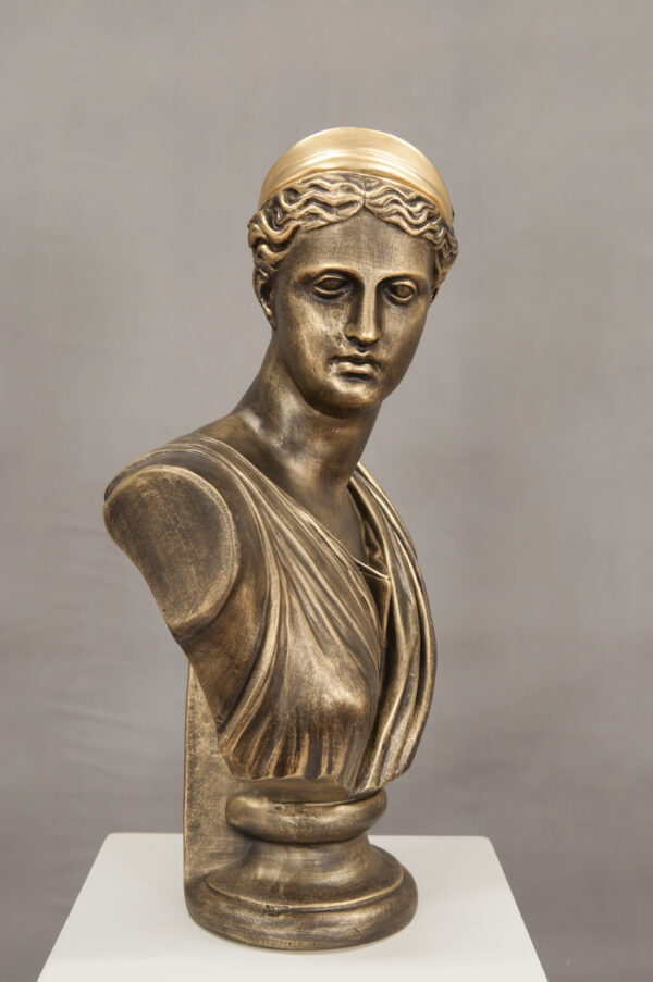 Büste einer griechischen Frau 52 cm – Bild 5