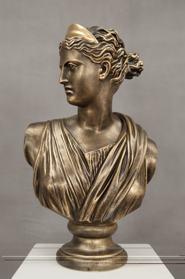 Büste einer griechischen Frau 52 cm – Bild 6