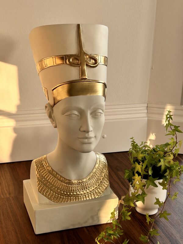 Büste der Königin Nofretete von Ägypten 53 cm – Bild 3