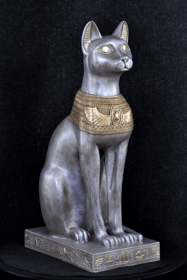 Statue der ägyptischen Katze Bastet 74 cm – Bild 6