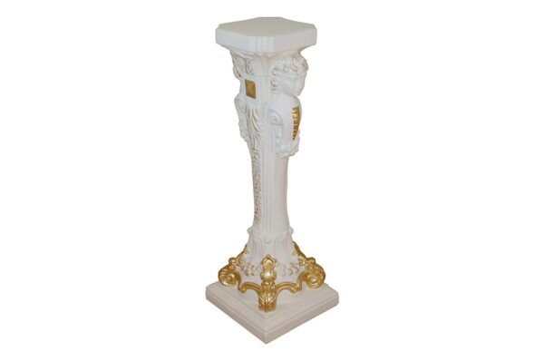 Wunderschön verzierte Säule 74 cm