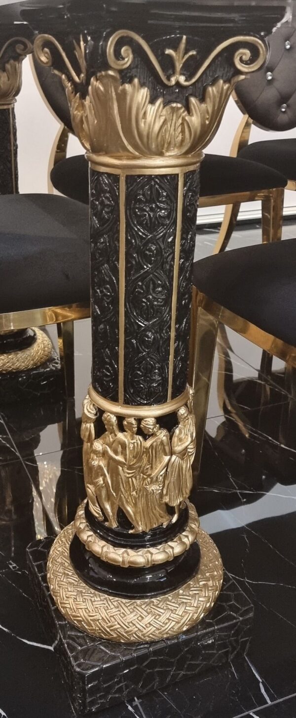 Schöne reich verzierte Säule 74 cm – Bild 2