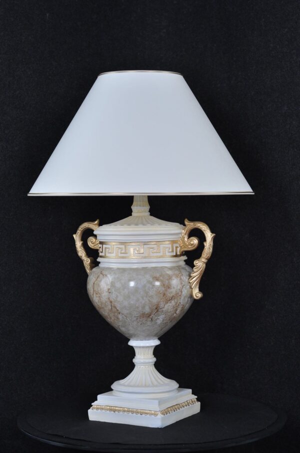 Schöne Lampe mit Ohren und griechischem Design 84 cm