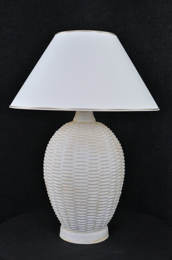 Lampe mit Rattan-Effekt 65cm