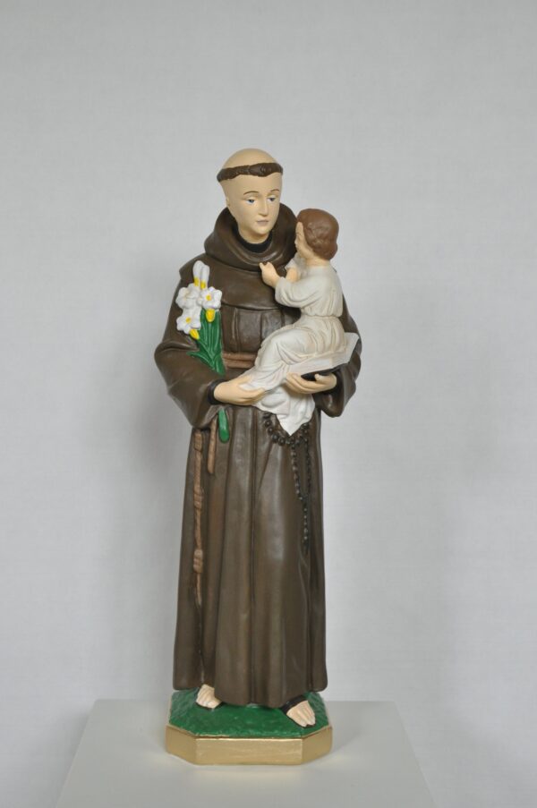 Statue des Heiligen Antonius 55 cm