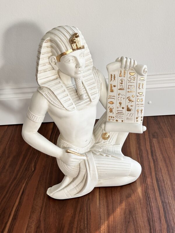 Statue des Pharaos mit ägyptischer Schrift 51 cm