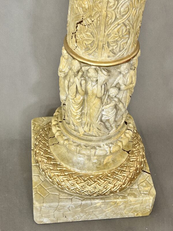 Schöne reich verzierte Säule 74 cm – Bild 5
