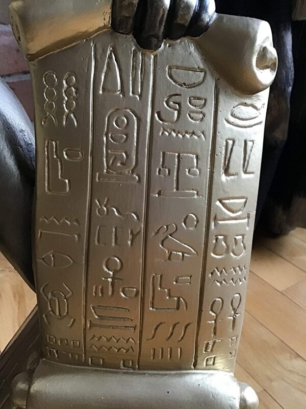 Statue des Pharaos mit ägyptischer Schrift 51 cm – Bild 6