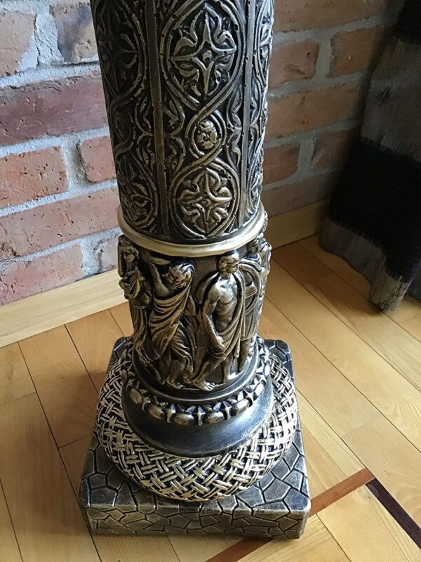 Schöne reich verzierte Säule 74 cm – Bild 9