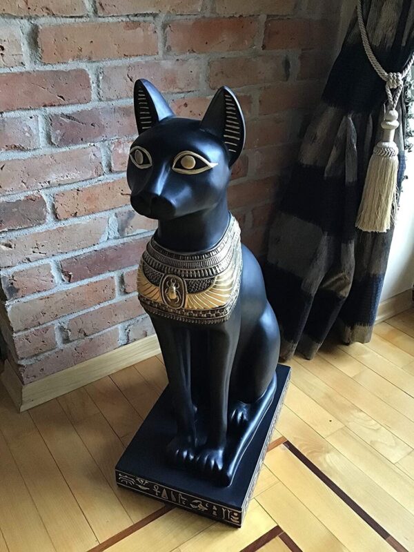 Statue der ägyptischen Katze Bastet 74 cm