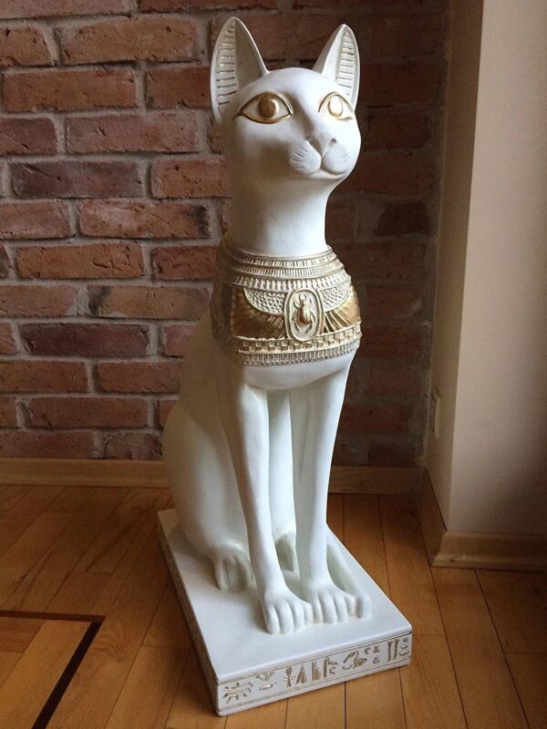 Statue der ägyptischen Katze Bastet 74 cm – Bild 7