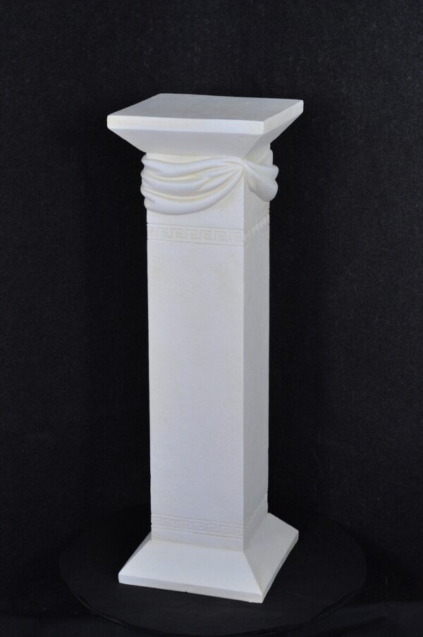 Schöne, hohe Säule mit griechischem Muster 100 cm. – Bild 3