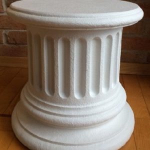 Säule, Sockel, rund 41 cm.