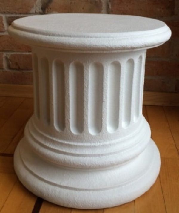 Säule, Sockel, rund 41 cm.