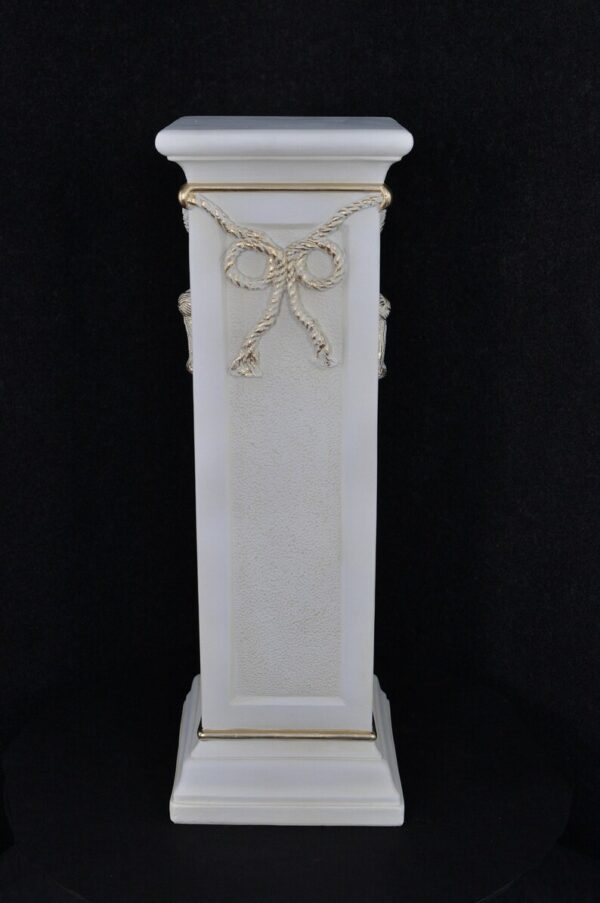 Schöne Säule mit Schnur verziert. 75 cm. – Bild 4
