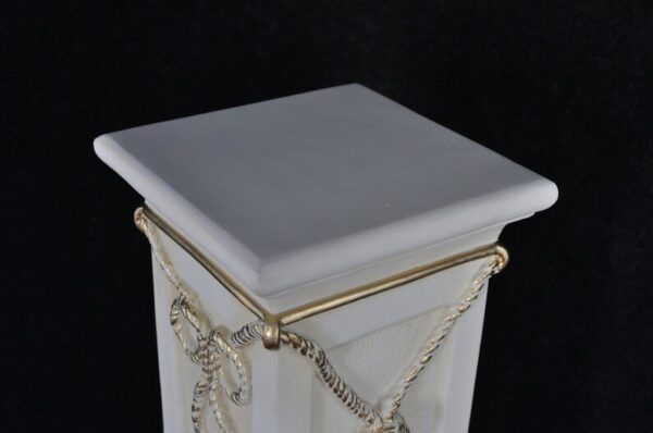 Schöne Säule mit Schnur verziert. 75 cm. – Bild 5