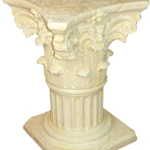 Schöne, gealterte, große griechische Säule. 72 cm.